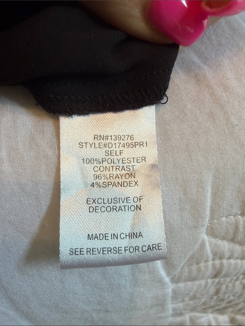 Daniel Rainn Black Smocked Yoke Sleeveless Tank - Picture 6 of 7